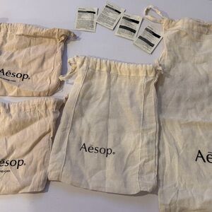 Aesop Linen Bags with Sample Packets